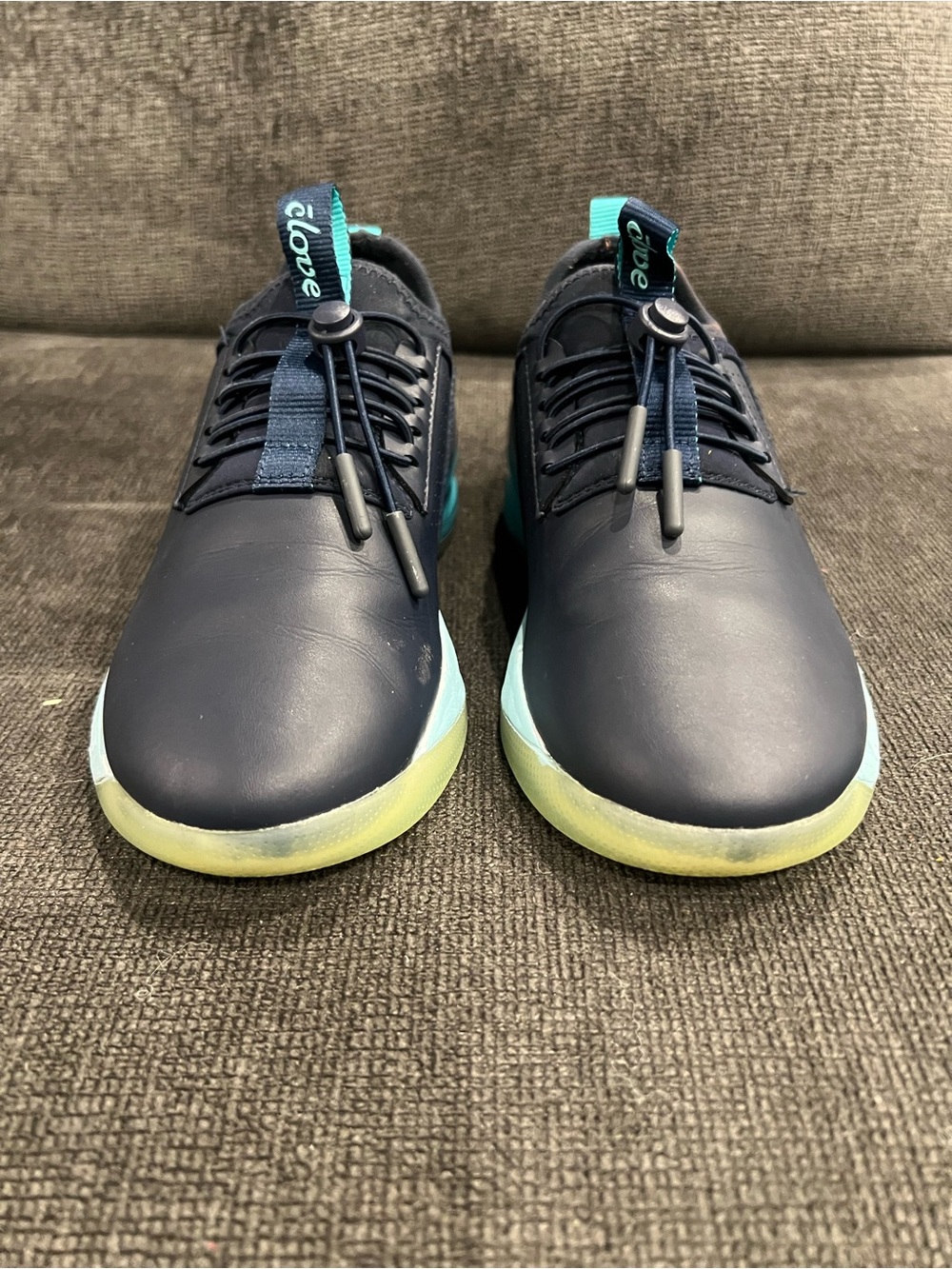 Glove Nautical Navy and Aqua Women's Athletic Sneakers